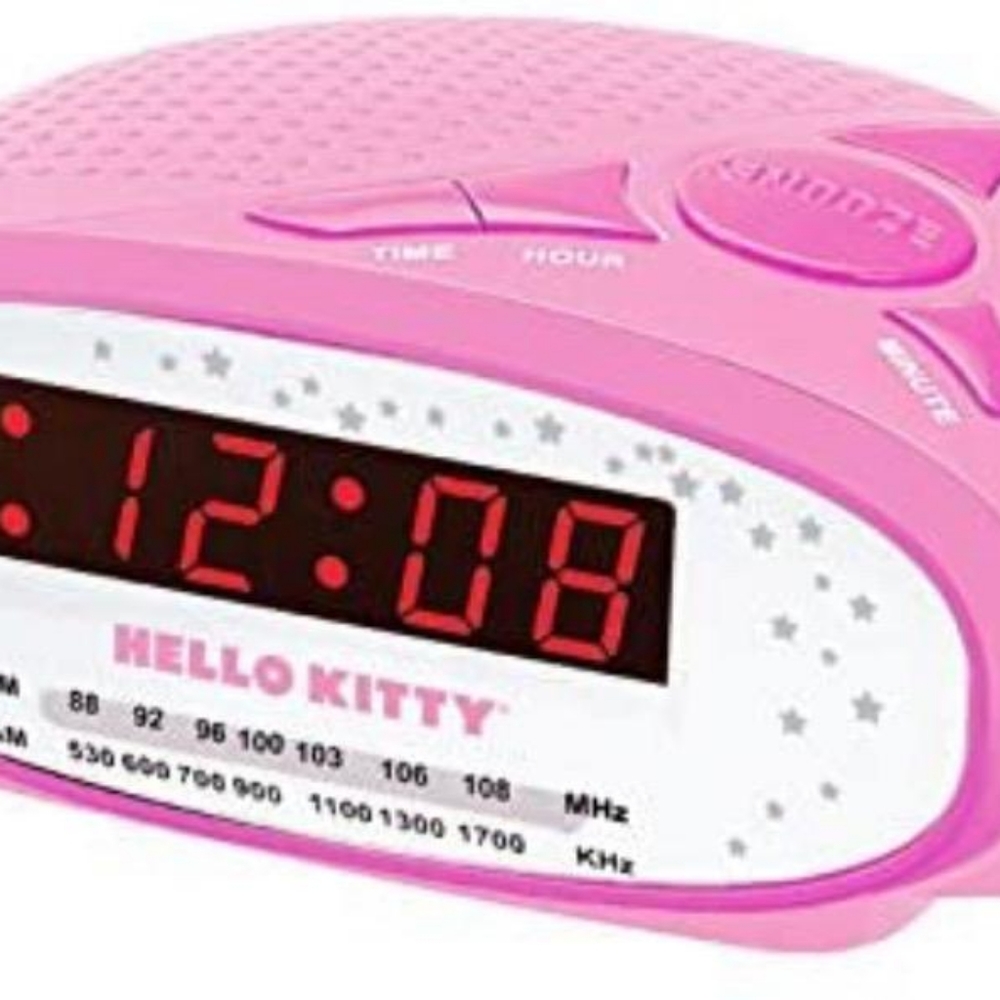 Collectible Hello Kitty Vintage Bedside Clock